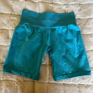 turquoise nvgtn shorts